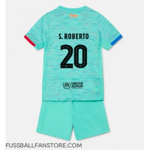 Barcelona Sergi Roberto #20 Replik 3rd trikot Kinder 2023-24 Kurzarm (+ Kurze Hosen)